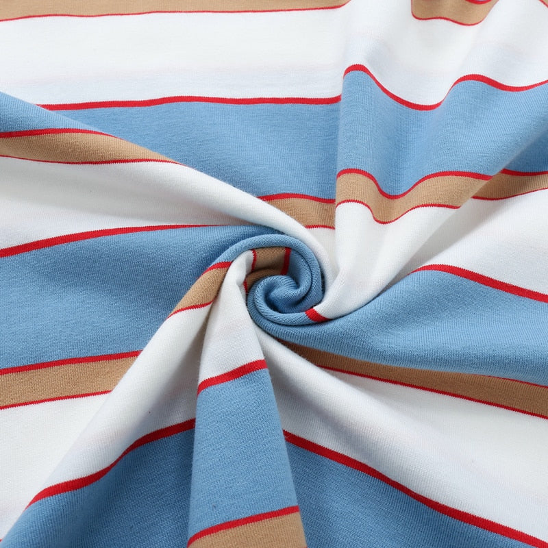 "Stripes" Graphic Unisex Streetwear Vintage Women Men Y2K T-Shirt
