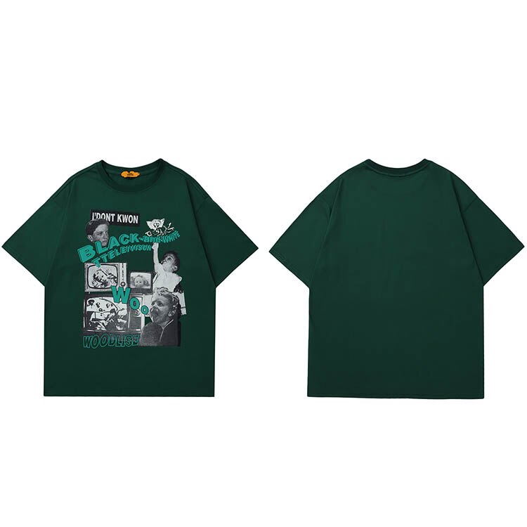 "Television" Graphic Unisex Streetwear Vintage Women Men Y2K T-Shirt