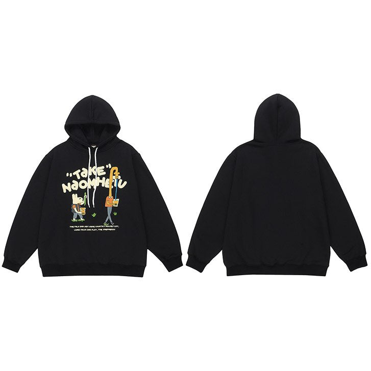 "Stuck In The Chamber" Graphic Unisex Streetwear Vintage Women Men Y2K Hoodie