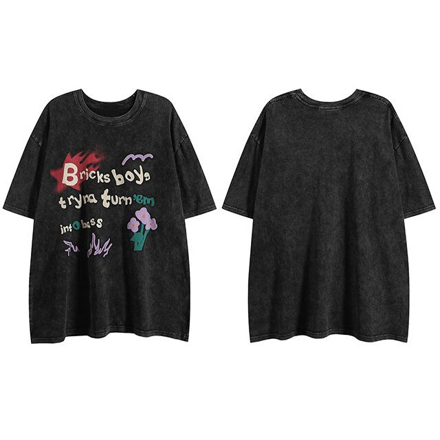 "Brick Boys" Unisex Men Women Streetwear Graphic T-Shirt