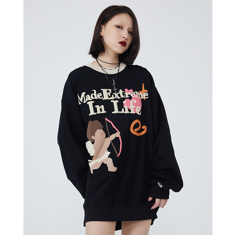 "Made In House" Graphic Unisex Streetwear Vintage Women Men Y2K Sweater