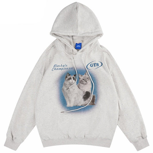 "Best Friends" Unisex Men Women Streetwear Graphic Hoodie