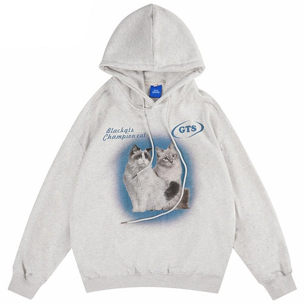 "Best Friends" Unisex Men Women Streetwear Graphic Hoodie
