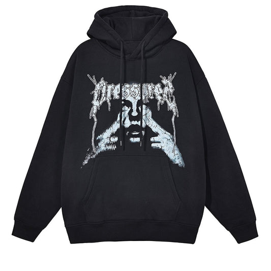 "Pressure" Graphic Unisex Streetwear Vintage Women Men Y2K Hoodie