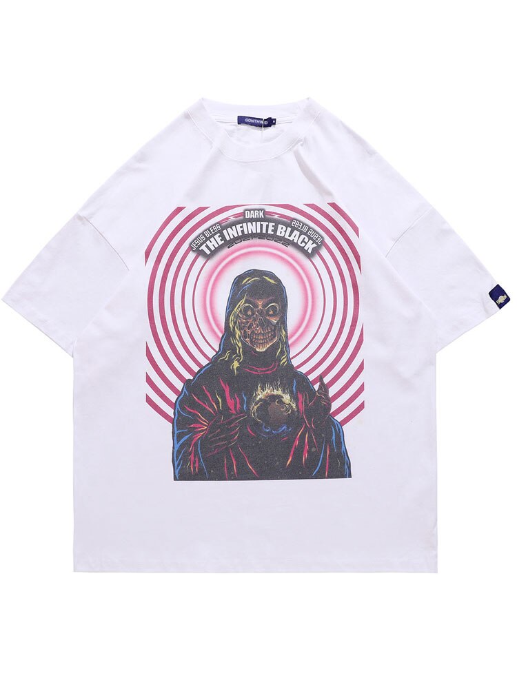 "Too Infinite" Graphic Unisex Streetwear Vintage Women Men Y2K T-Shirt