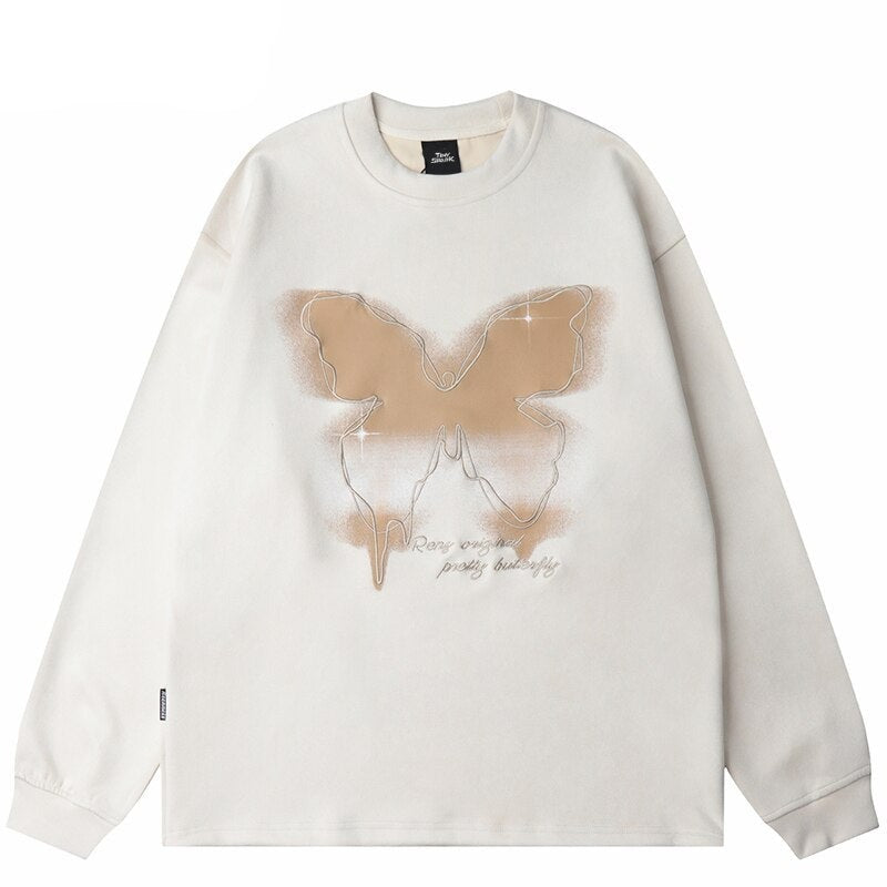 "Blue Smoke" Unisex Men Women Streetwear Graphic Sweatshirt