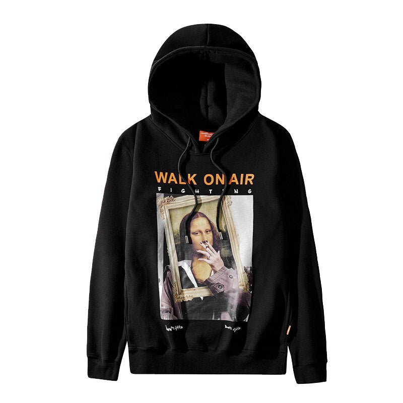 "Walk On Air" Graphic Unisex Streetwear Vintage Women Men Y2K Hoodie