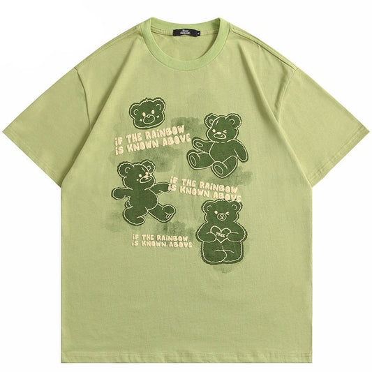 "Rainbow" Graphic Unisex Streetwear Vintage Women Men Y2K T-Shirt