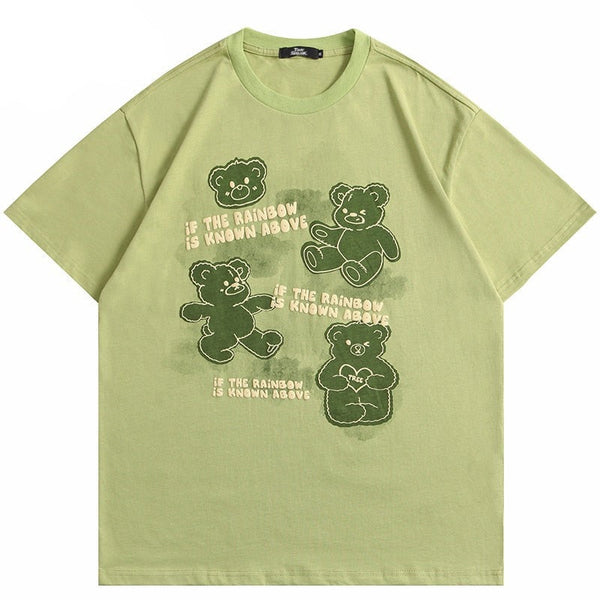 "Rainbow" Graphic Unisex Streetwear Vintage Women Men Y2K T-Shirt