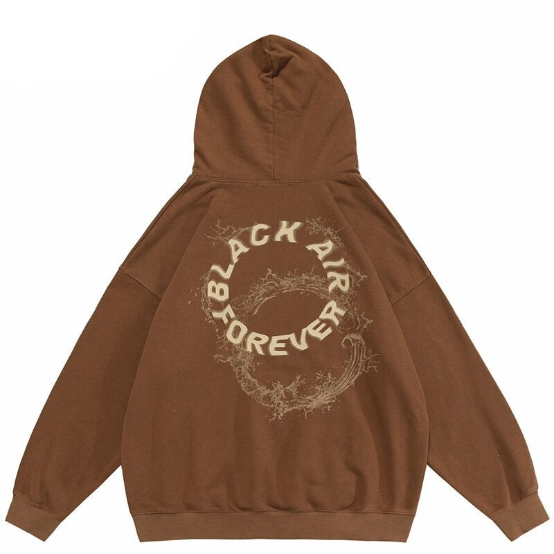 "Forever & Ever" Graphic Unisex Streetwear Women Men Y2K Hoodie
