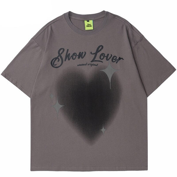 "C Lover Boy" Graphic Unisex Streetwear Vintage Women Men Y2K T-Shirt