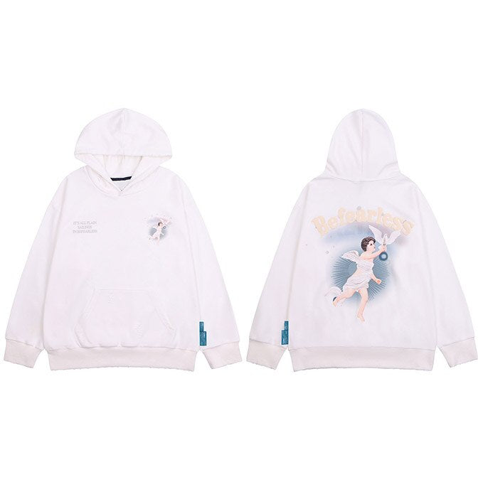 "Be Fearless" Unisex Men Women Streetwear Graphic Sweatshirt
