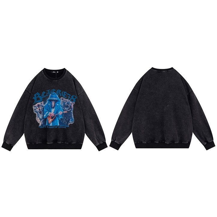 "Blue Magic" Unisex Men Women Streetwear Graphic Sweatshirt