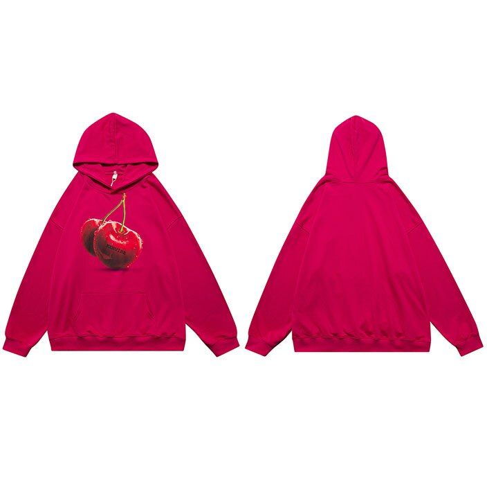 "Cherry" Unisex Men Women Streetwear Graphic Hoodie