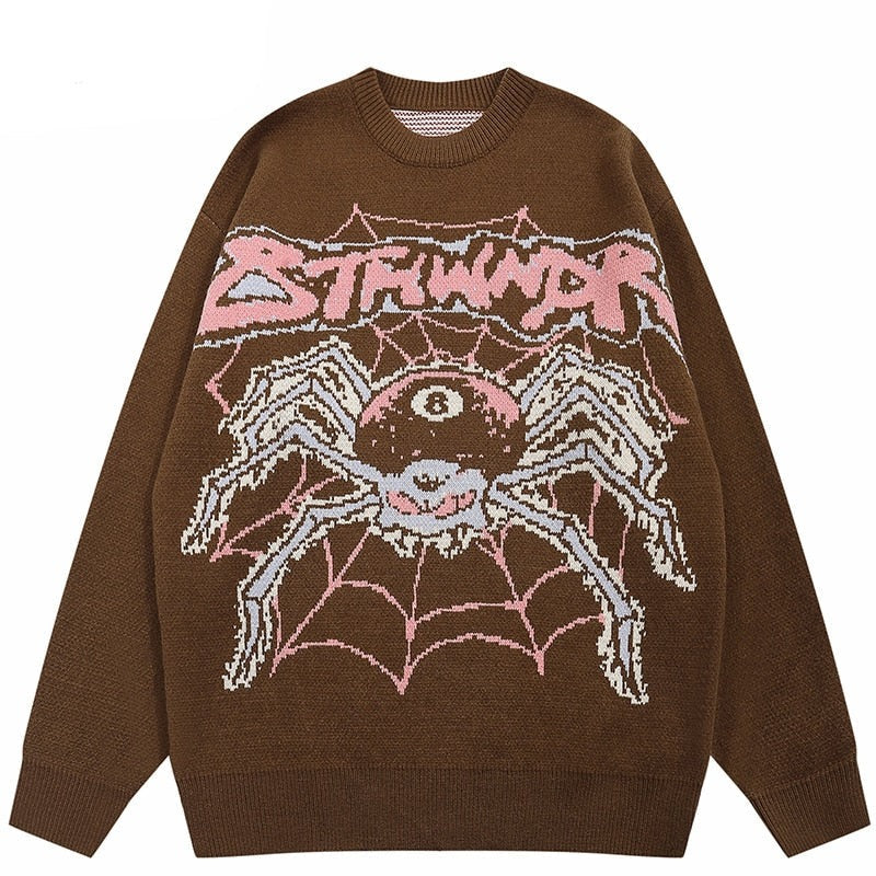 "Eight Legs" Unisex Men Women Streetwear Graphic Sweater