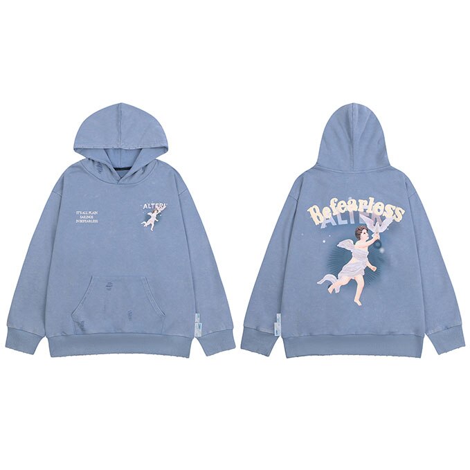 "Be Fearless" Unisex Men Women Streetwear Graphic Sweatshirt