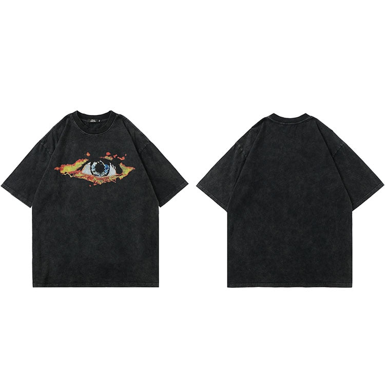 "Hidden Truth" Graphic Unisex Streetwear Vintage Women Men Y2K T-Shirt