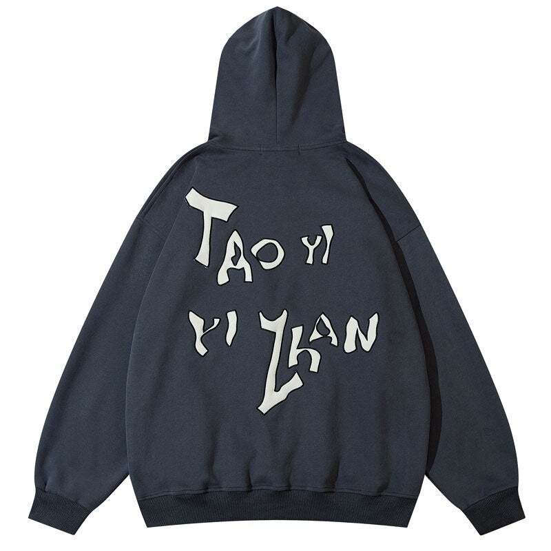 "Laying Still" Graphic Unisex Streetwear Vintage Women Men Y2K Hoodie