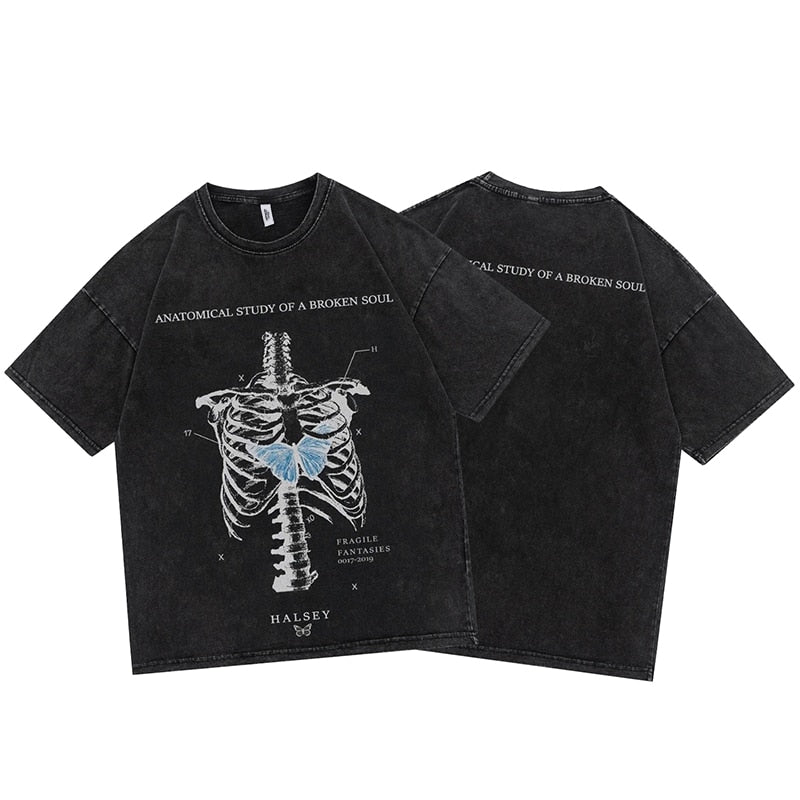 "Cold Heart" Unisex Men Women Streetwear Graphic T-Shirt