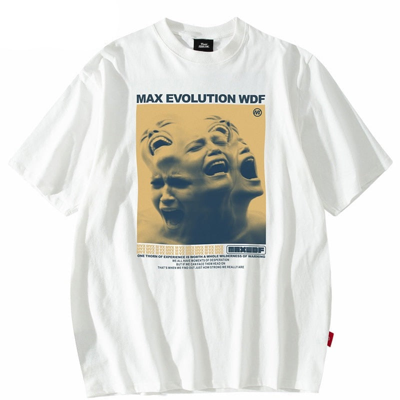 "Maximum Revolution" Graphic Unisex Streetwear Vintage Women Men Y2K T-Shirt