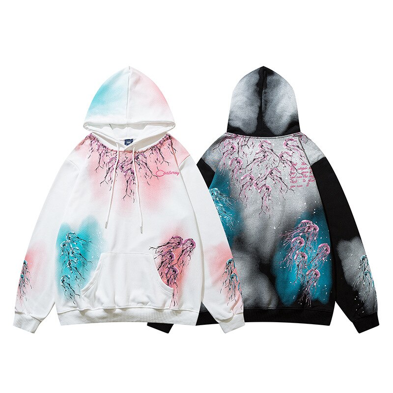 "Space Bound" Graphic Unisex Streetwear Vintage Women Men Y2K Hoodie