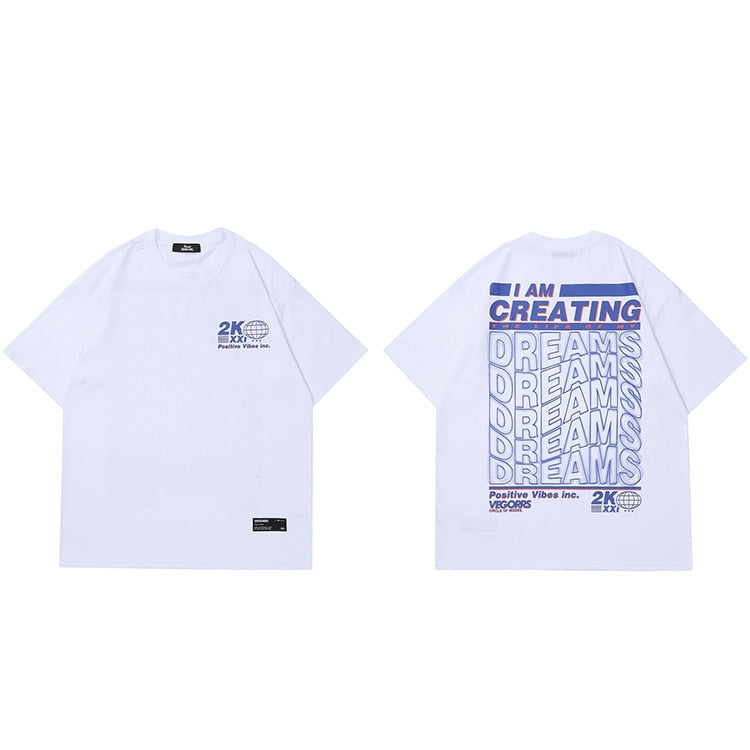 "Sweet Dreams" Graphic Unisex Streetwear Vintage Women Men Y2K T-Shirt