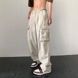 "Deluxe" Graphic Unisex Streetwear Vintage Women Men Y2K Cargo Pants