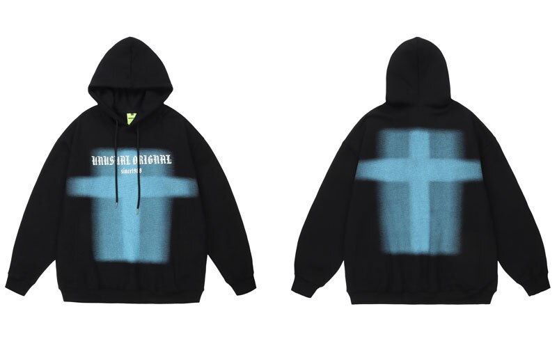 "Lost In The Dark" Graphic Unisex Streetwear Vintage Women Men Y2K Hoodie
