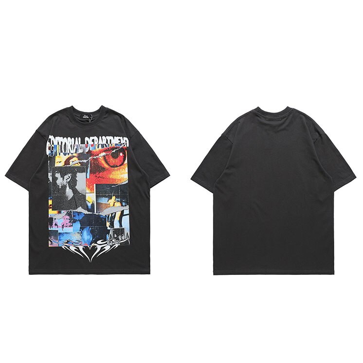 "Punk Rock" Graphic Unisex Streetwear Vintage Women Men Y2K T-Shirt