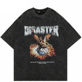 "Diaster" Unisex Men Women Streetwear Graphic T-Shirt