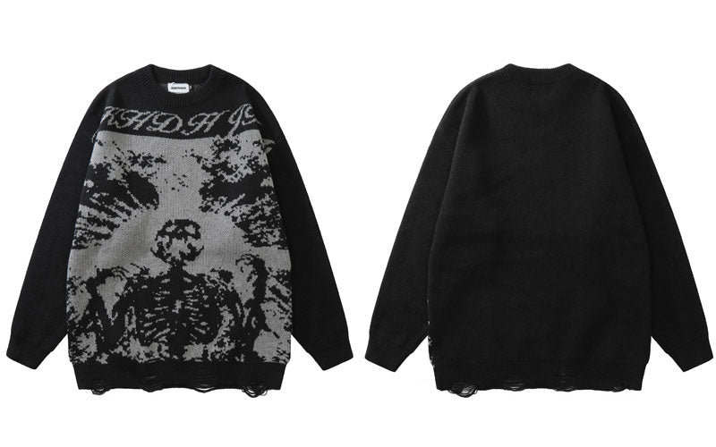 "Transforming" Graphic Unisex Streetwear Vintage Women Men Y2K Sweater