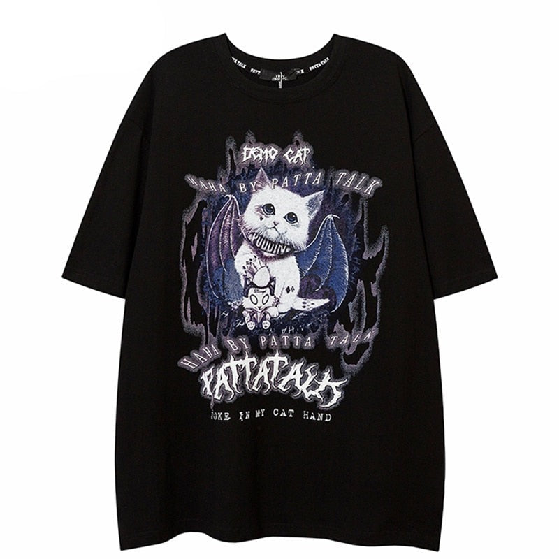 "Scary Hours" Graphic Unisex Streetwear Vintage Women Men Y2K T-Shirt