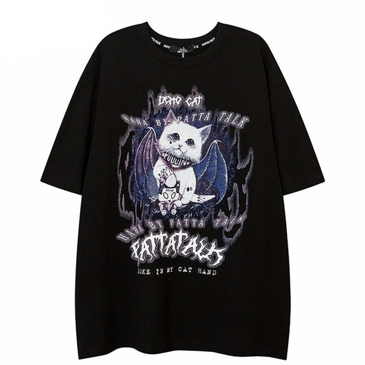 "Scary Hours" Graphic Unisex Streetwear Vintage Women Men Y2K T-Shirt
