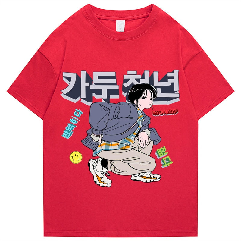 "I'm Fearless" Men Women Streetwear Unisex Graphic T-Shirt