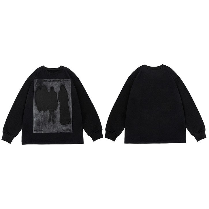 "I See More Visions" Graphic Unisex Streetwear Vintage Women Men Y2K Sweatshirt