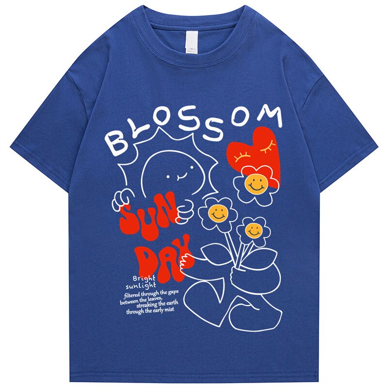 "Blossom" Men Women Streetwear Unisex Graphic T-Shirt