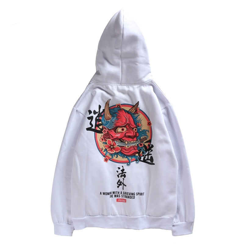 "The Devil You Know" Graphic Unisex Streetwear Vintage Women Men Y2K Hoodie