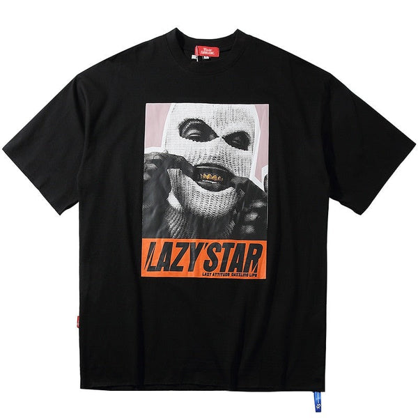 "Fuzzy Star" Graphic Unisex Streetwear Vintage Women Men Y2K T-Shirt