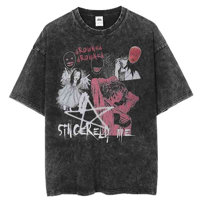 "Break Up" Unisex Men Women Streetwear Graphic T-Shirt