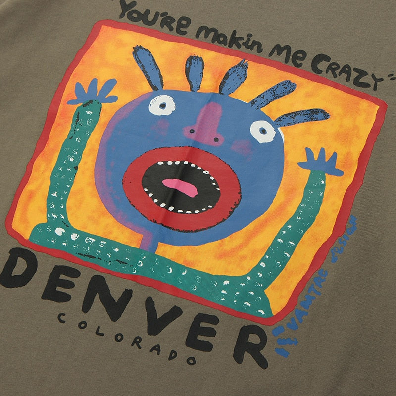 "Denver" Unisex Men Women Streetwear Graphic T-Shirt
