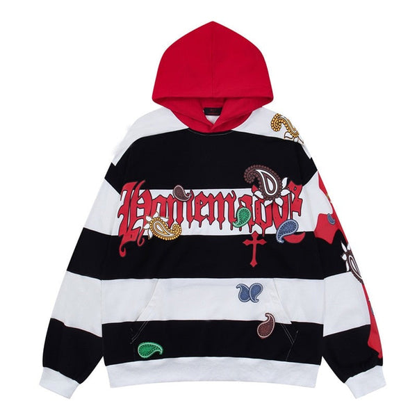 "Red Written" Graphic Unisex Streetwear Vintage Women Men Y2K Hoodie