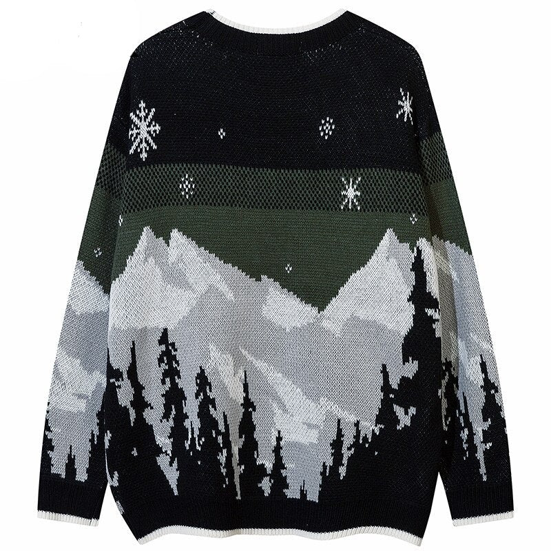 "Wonderland" Graphic Unisex Streetwear Vintage Women Men Y2K Sweater