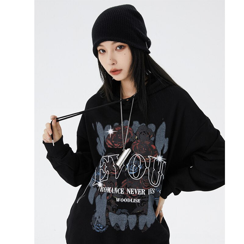 "Devour Forever" Unisex Men Women Streetwear Graphic Hoodie