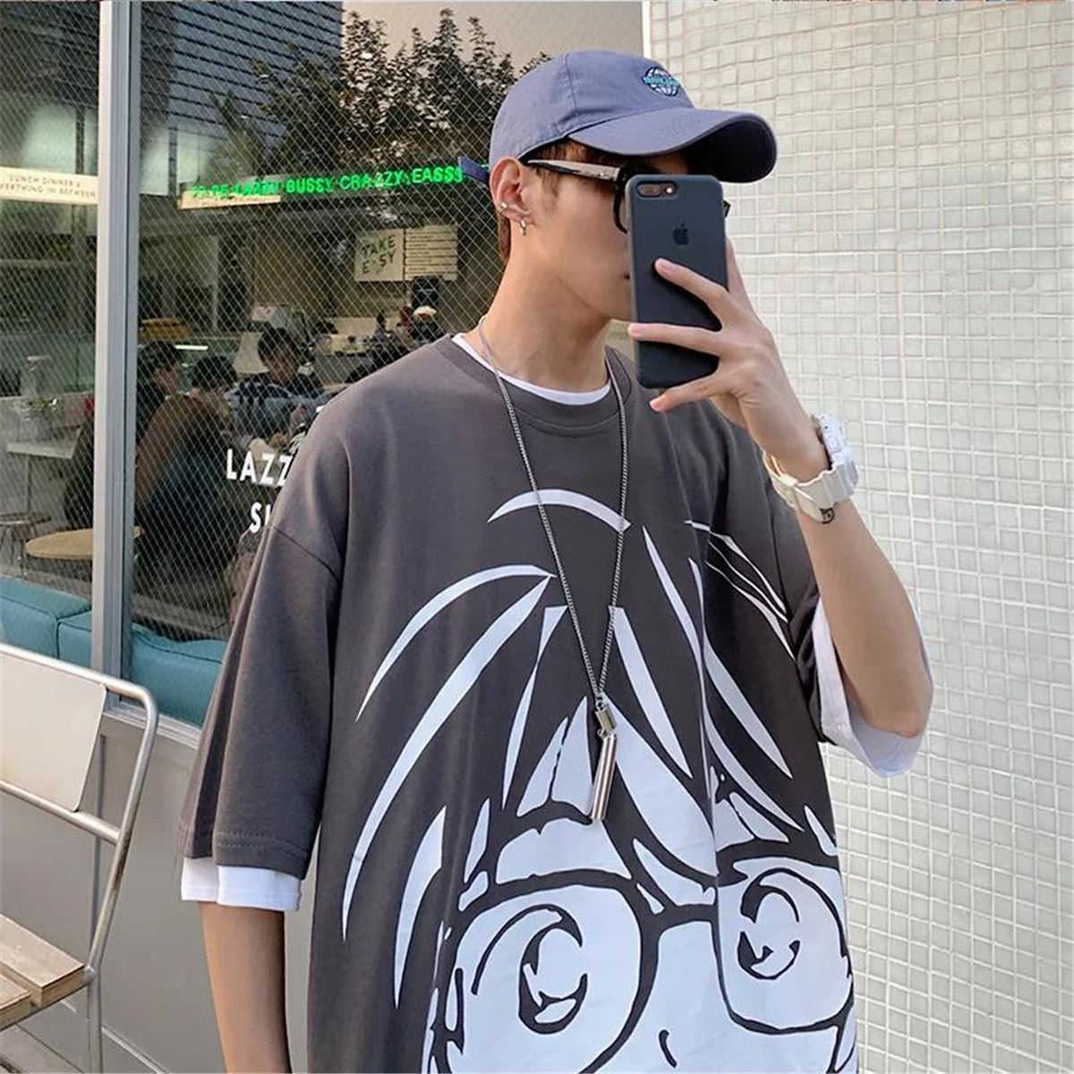 "Stay Youngin" Graphic Unisex Streetwear Vintage Women Men Y2K T-Shirt
