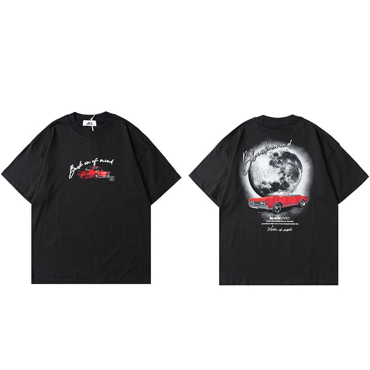 "Landed Down" Graphic Unisex Streetwear Vintage Women Men Y2K T-Shirt