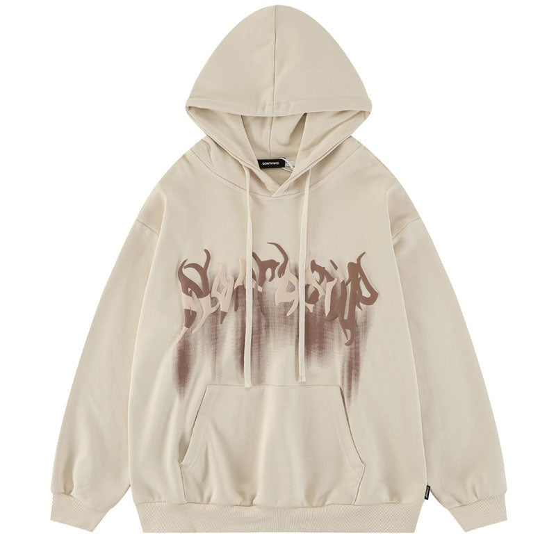 "Born With Horns" Unisex Men Women Streetwear Graphic Hoodie