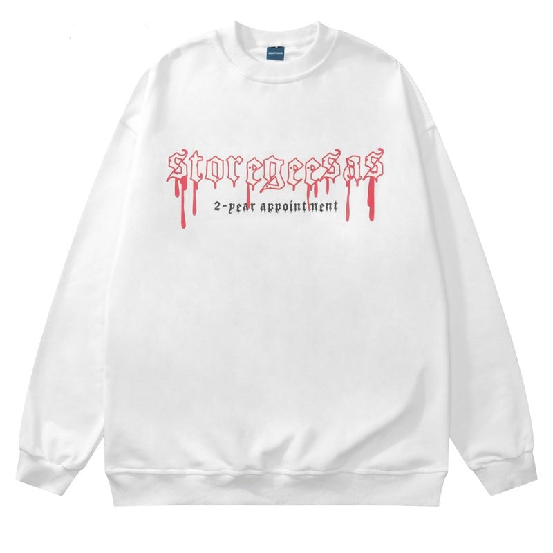"Twin Target" Graphic Unisex Streetwear Vintage Women Men Y2K Sweatshirt