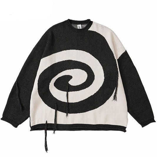 "The Vortex" Graphic Unisex Streetwear Vintage Women Men Y2K Sweater