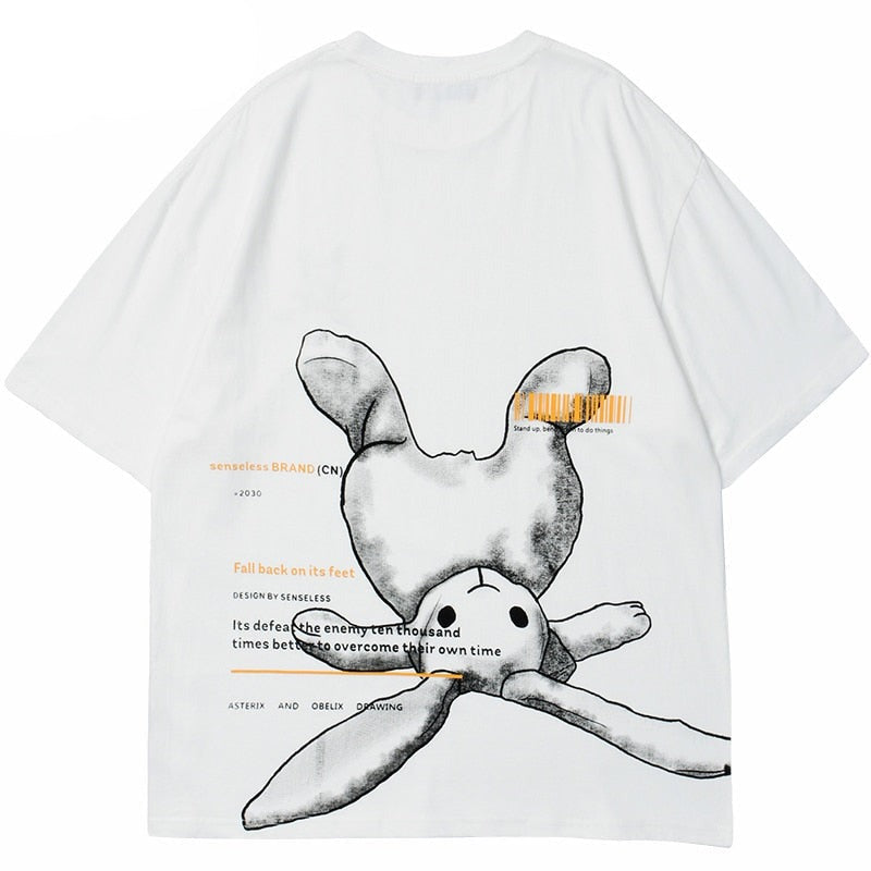 "Upside Down" Unisex Men Women Streetwear Graphic T-Shirt