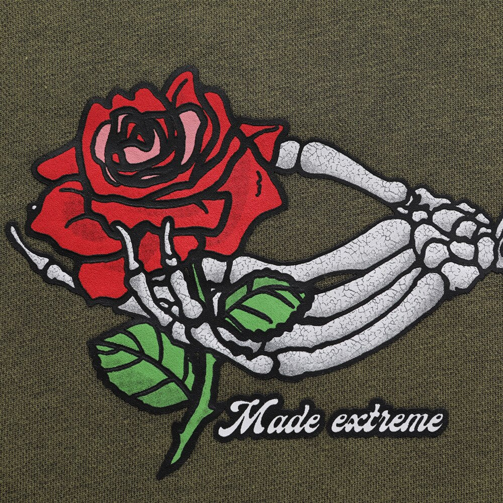 "Dead Rose" Unisex Men Women Streetwear Graphic Hoodie